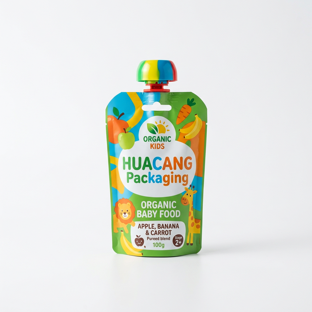 Baby Food Pouches flexible packaging product by HUACANG Packaging
