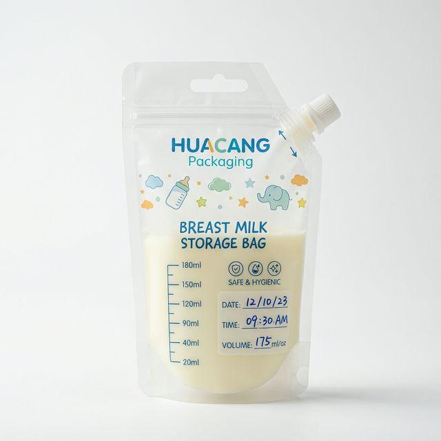 Breast Milk Storage Bags flexible packaging product by HUACANG Packaging