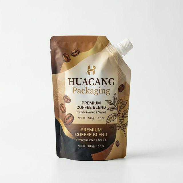 Coffee Take Out Container flexible packaging product by HUACANG Packaging