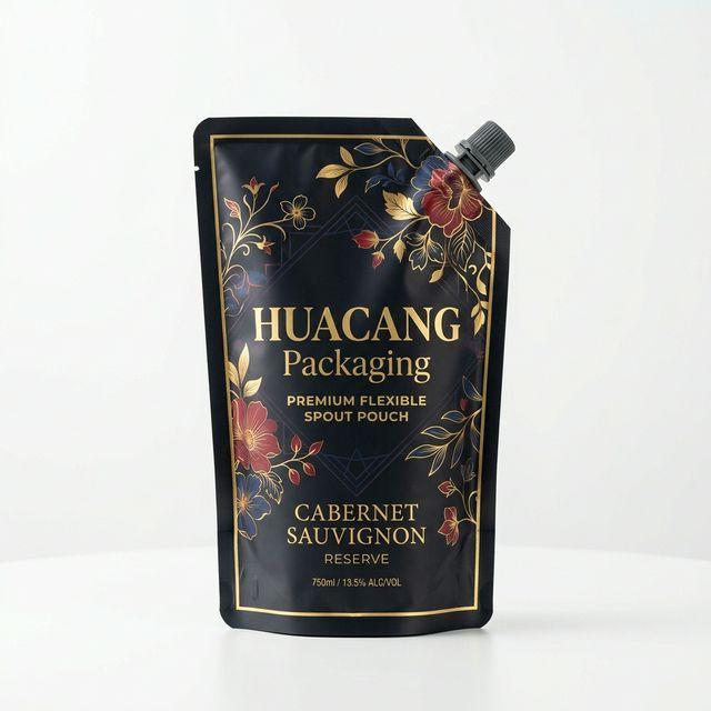 Wine Packaging Pouches flexible packaging product by HUACANG Packaging
