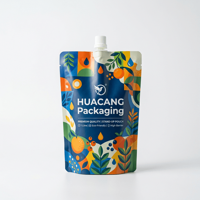 Top Spout Pouches custom packaging image 1 by HUACANG Packaging