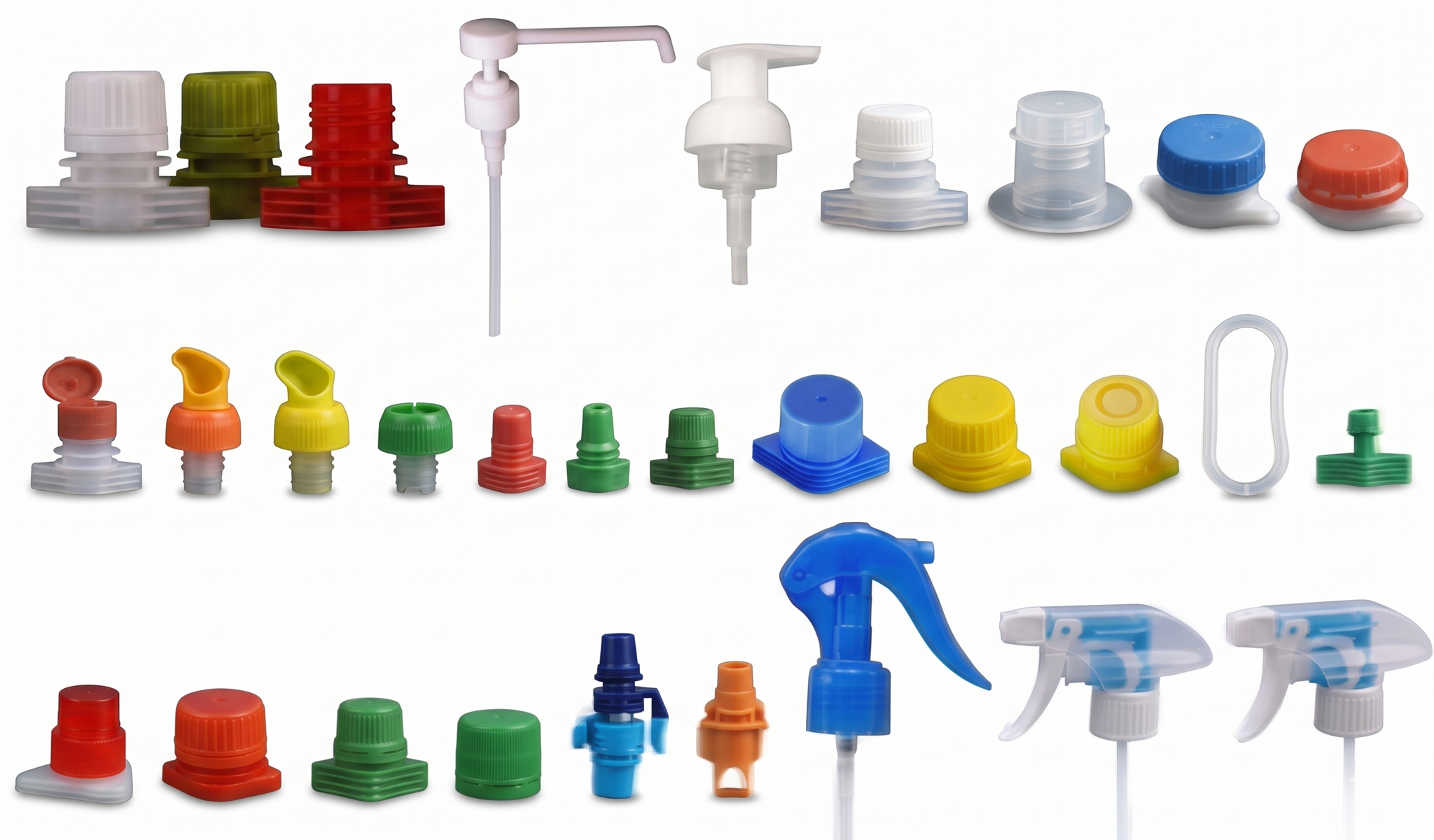 HUACANG spout and cap flexibility example for custom pouch projects