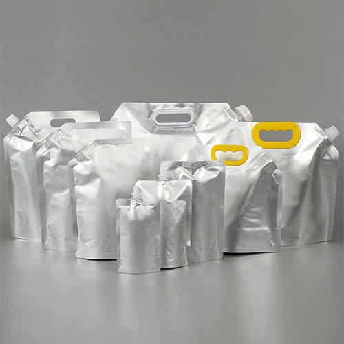 Aluminum Foil Spout Pouch production case and printing sample 1