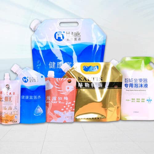Aluminum Foil Spout Pouch production case and printing sample 6