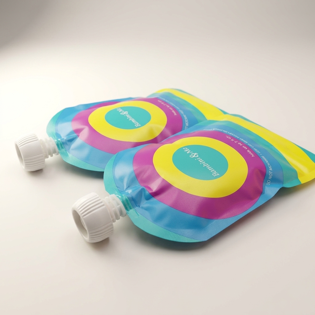 Baby Food Pouches production case and printing sample 6