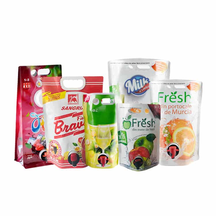 Beverage Pouches production case and printing sample 1