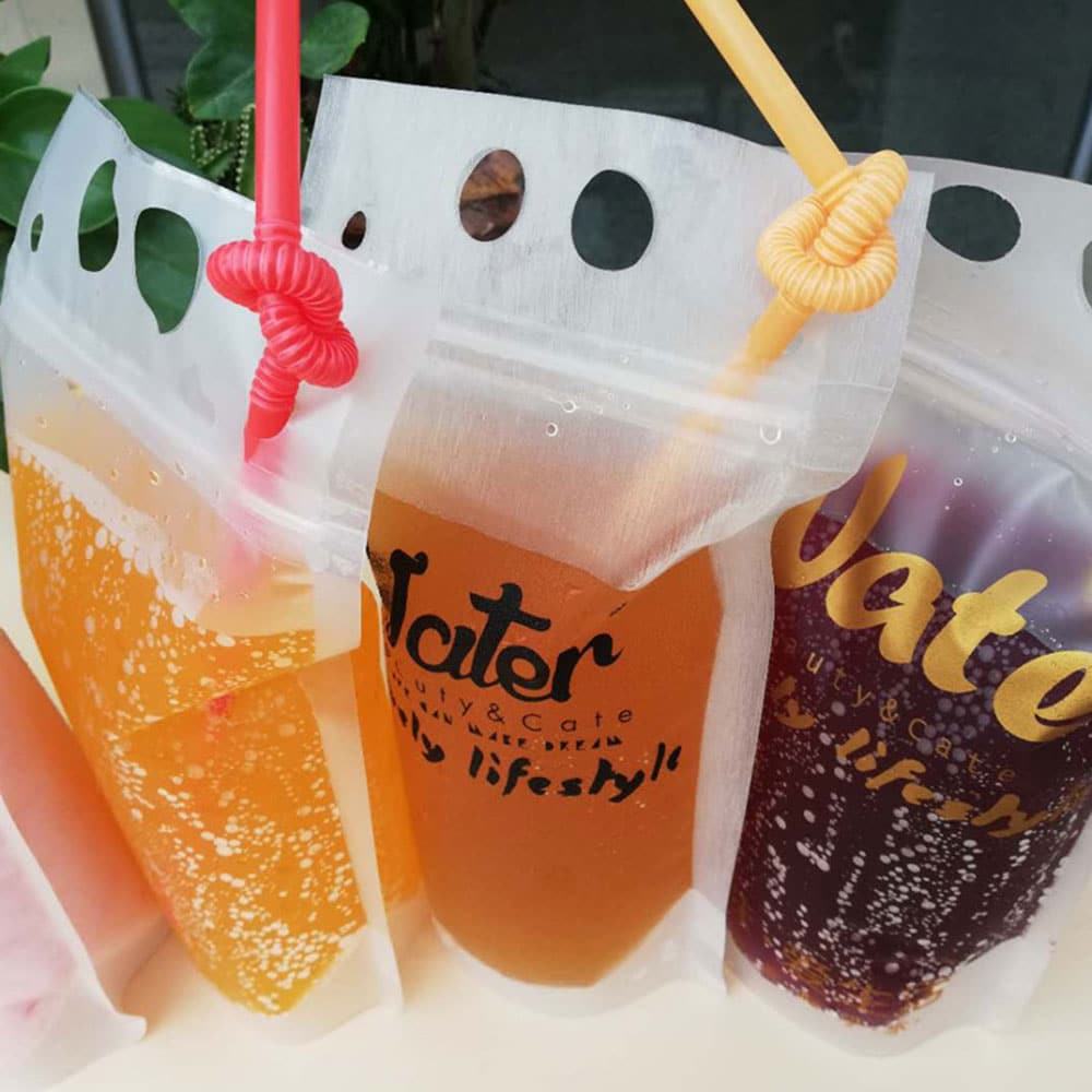 Drink Pouches production case and printing sample 2