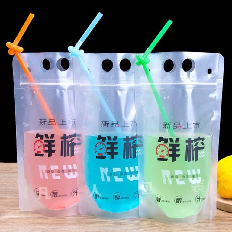Drink Pouches production case and printing sample 6