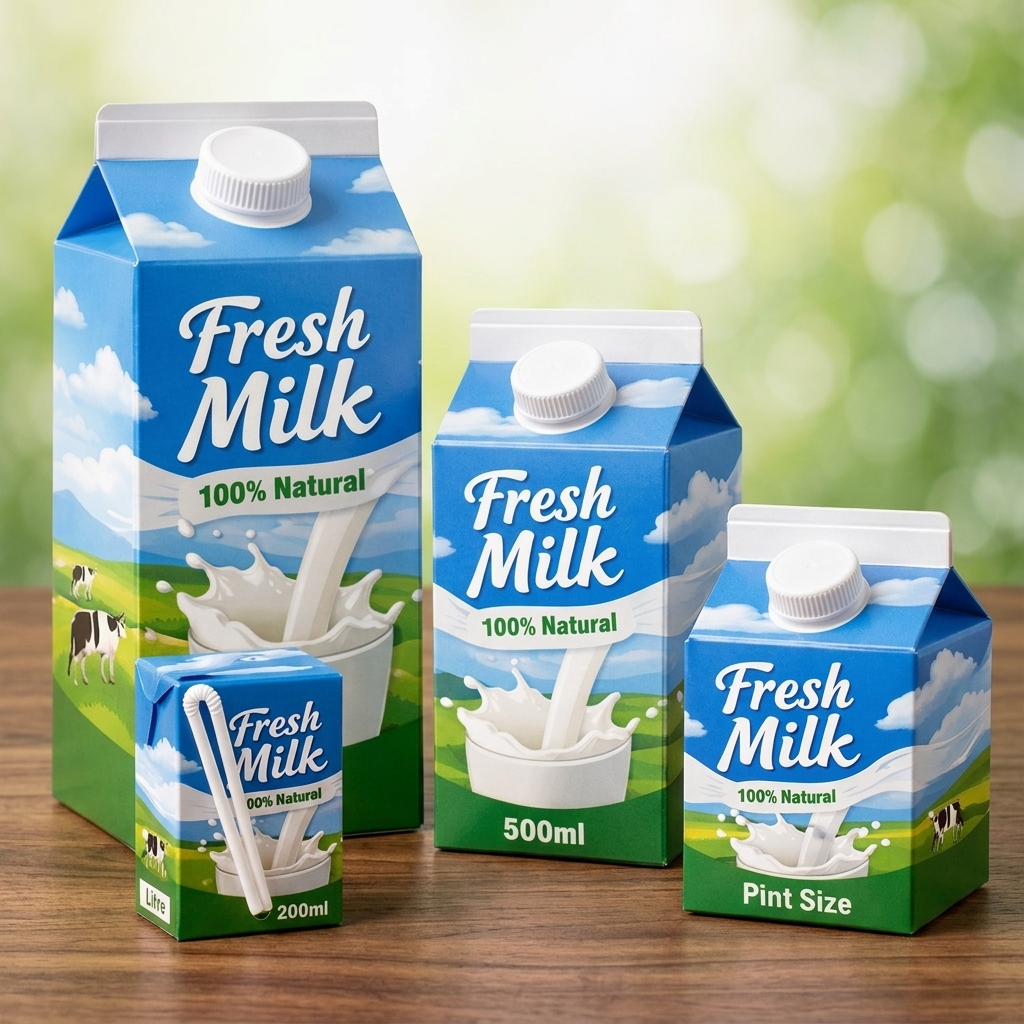 Gable Top Carton production case and printing sample 4