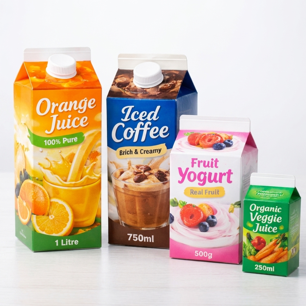 Gable Top Carton production case and printing sample 6