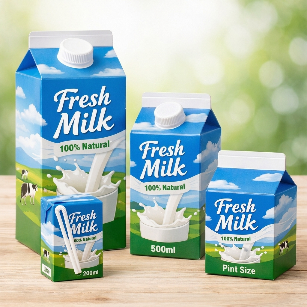 Gable Top Carton production case and printing sample 7