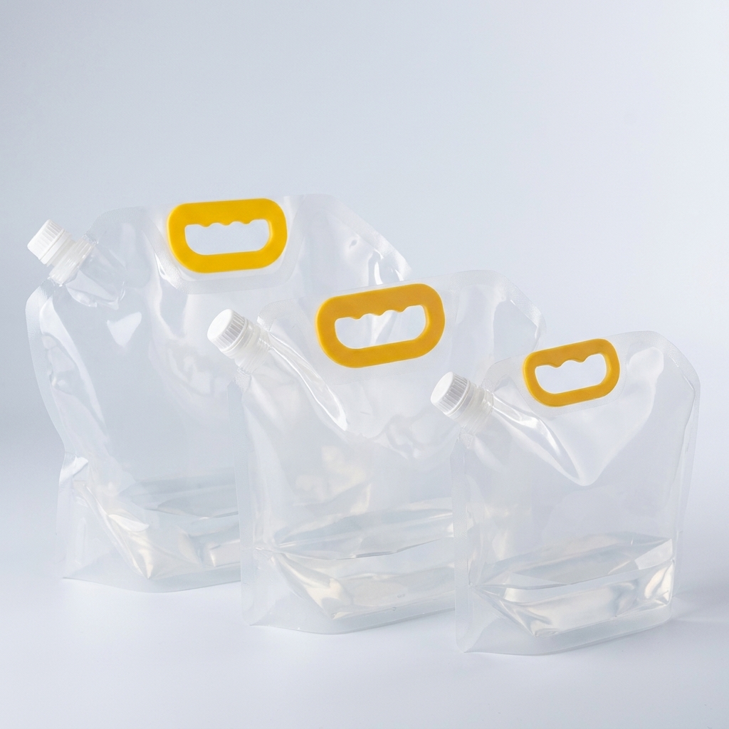Liquid Pouch With Spout production case and printing sample 3