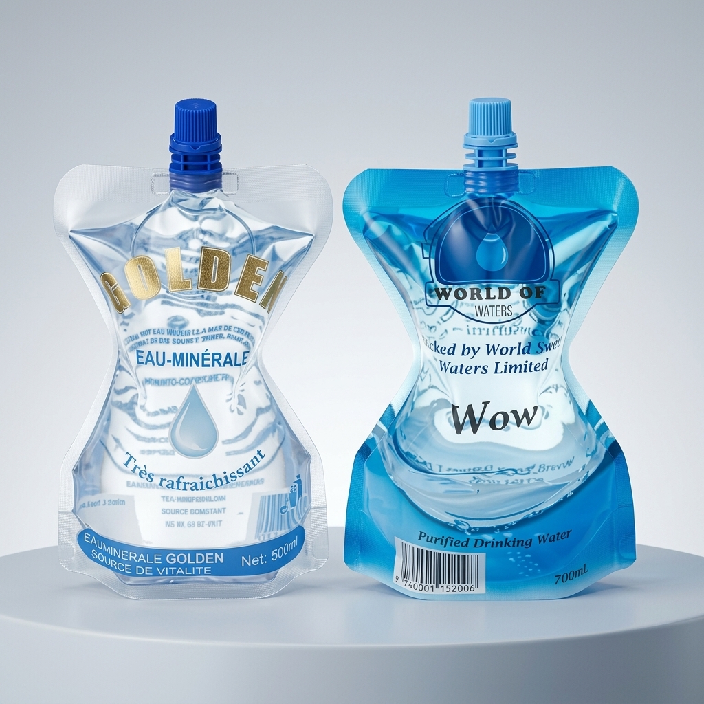 Liquid Pouch With Spout production case and printing sample 4