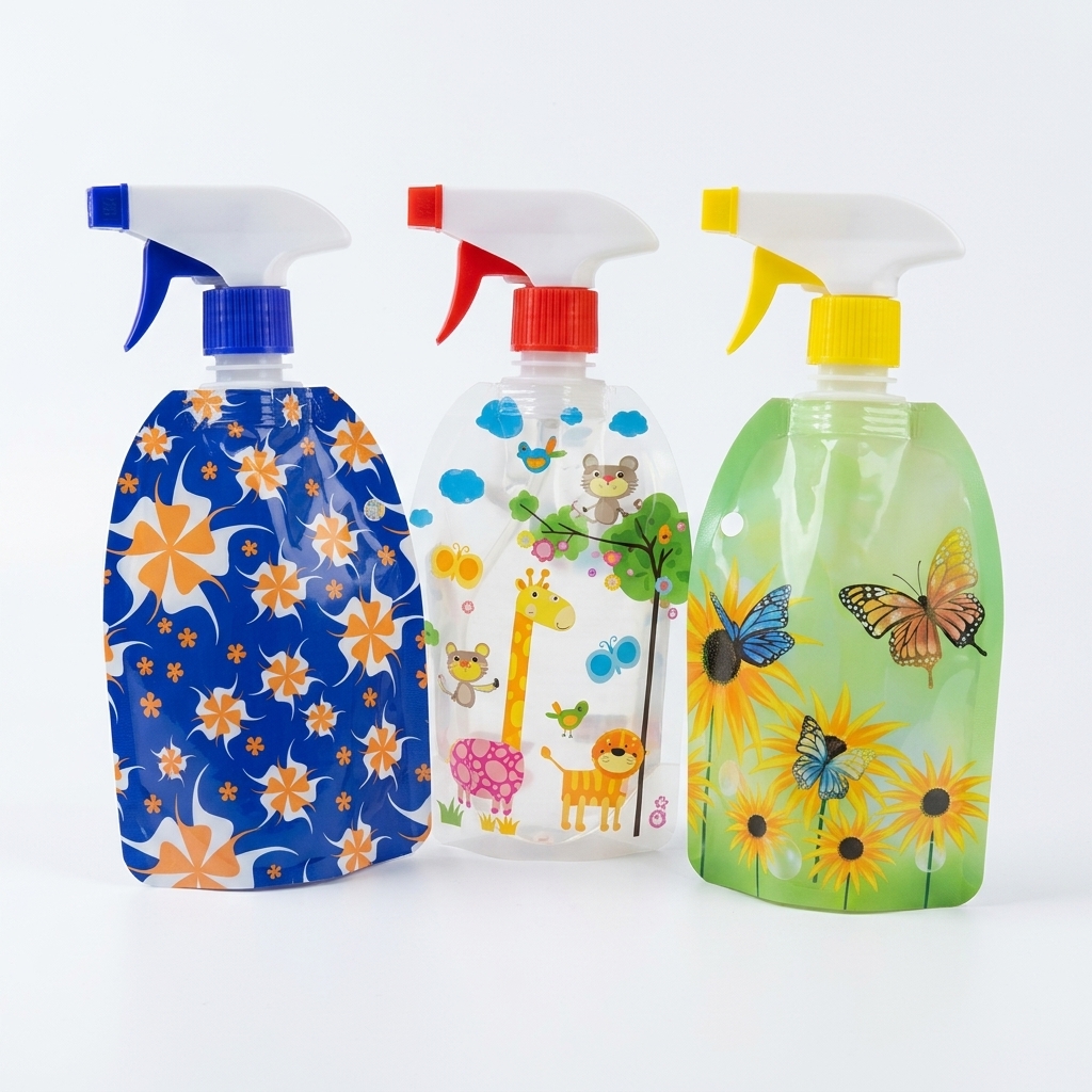 Pump Head Spout Pouch production case and printing sample 4