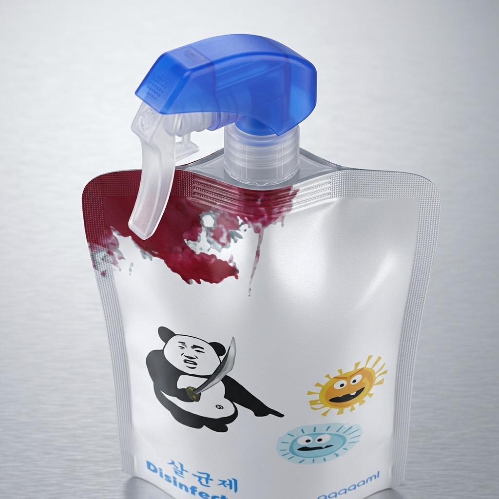 Pump Head Spout Pouch production case and printing sample 5