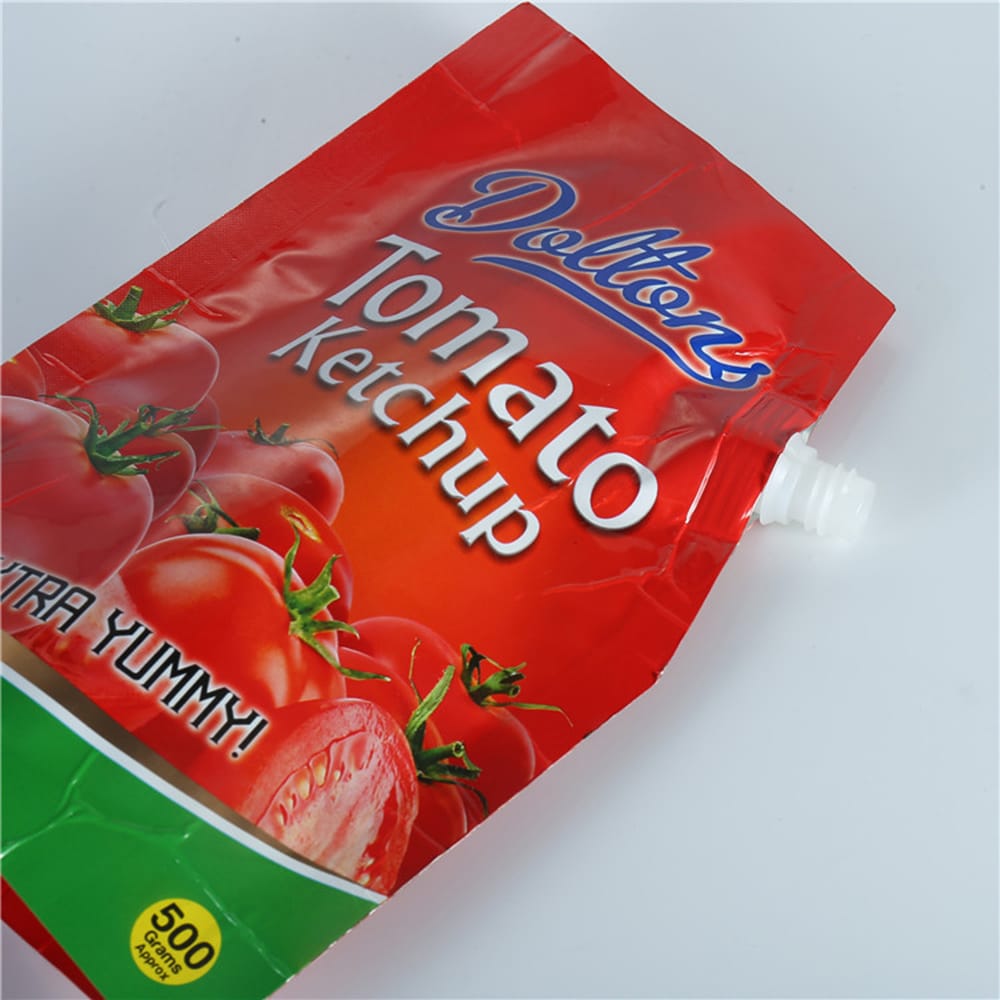 Sauce Spout Pouch production case and printing sample 8