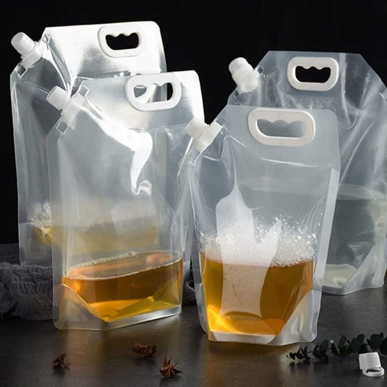 Transparent Spout Pouch production case and printing sample 5