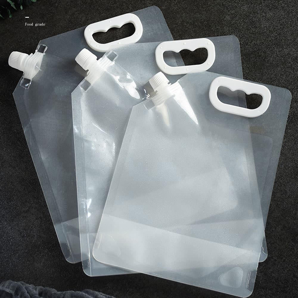 Transparent Spout Pouch production case and printing sample 6