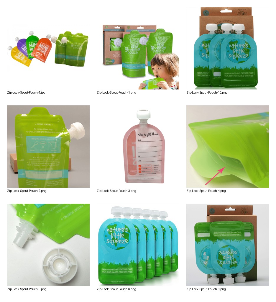 Zip Lock Spout Pouch production case and printing sample 1
